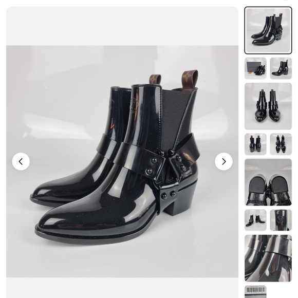 Louis Vuitton Rhapsody ankle rain boot EUC size 39 - Picture 15 of 16